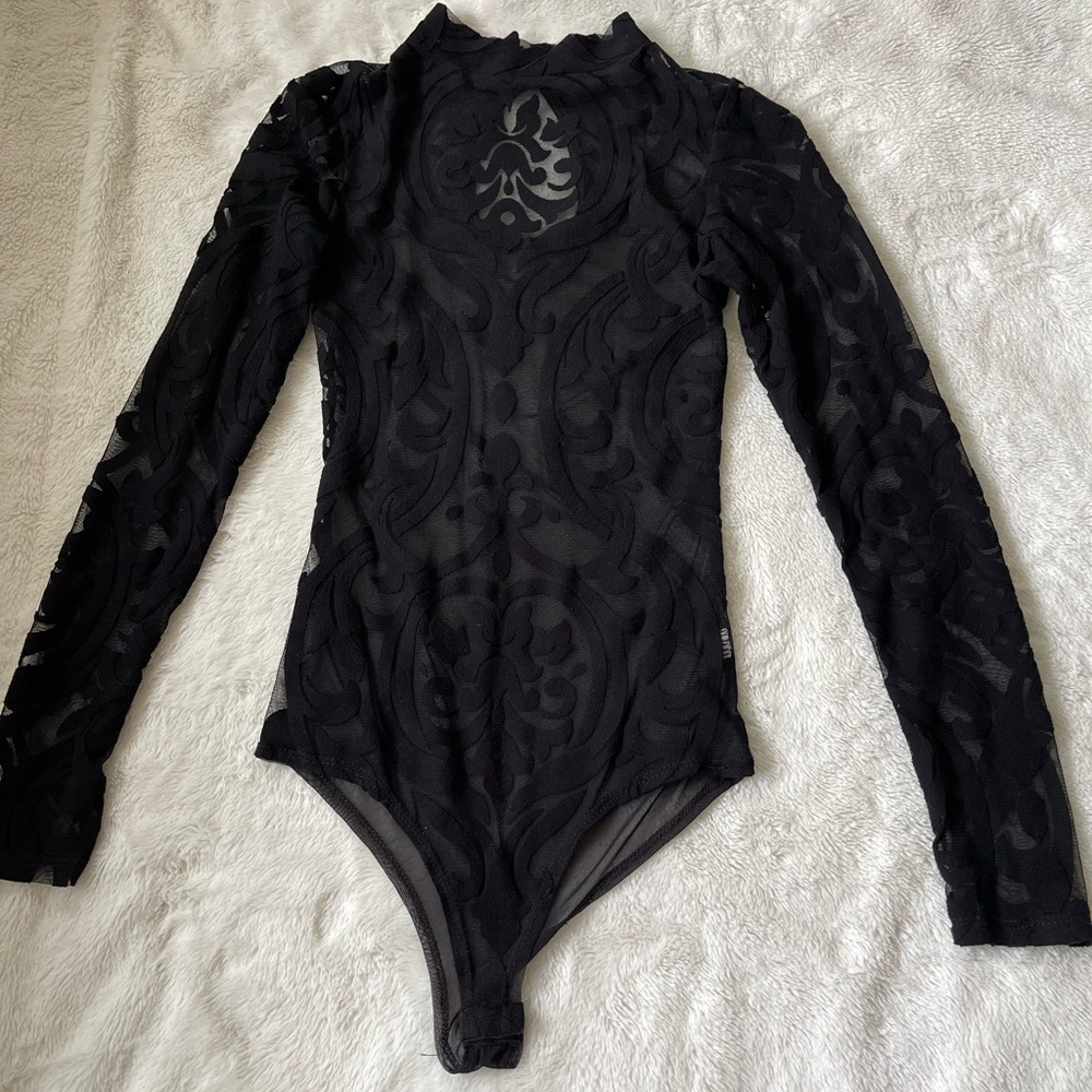 Black lace bodysuit from Windsor, size small. Worn twice.
